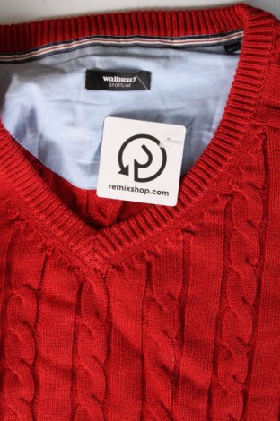 Herrenpullover Walbusch, Größe 3XL, Farbe Rot, Preis 30,20 €