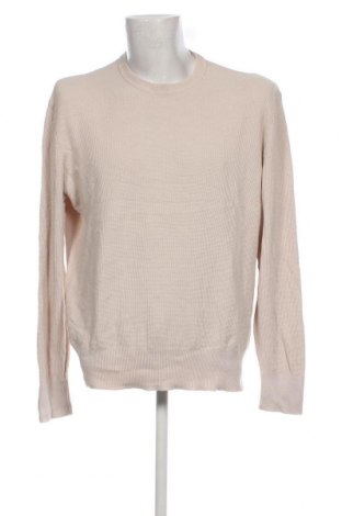 Мъжки пуловер Zara, Размер L, Цвят Екрю, Цена 16,00 лв.