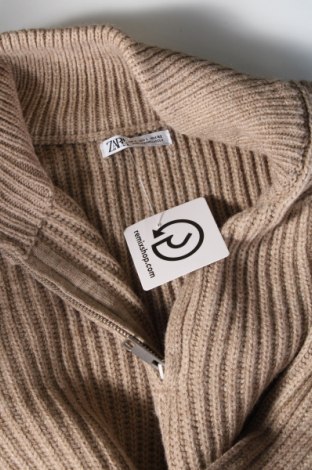 Herrenpullover Zara, Größe L, Farbe Beige, Preis 7,99 €