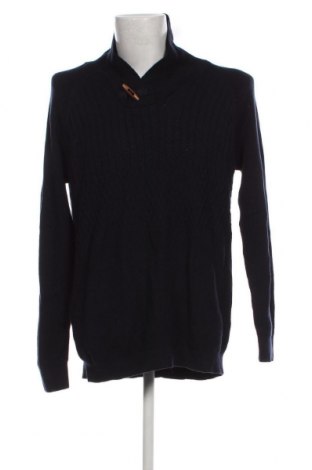 Мъжки пуловер Zara Man, Размер L, Цвят Син, Цена 15,04 лв.