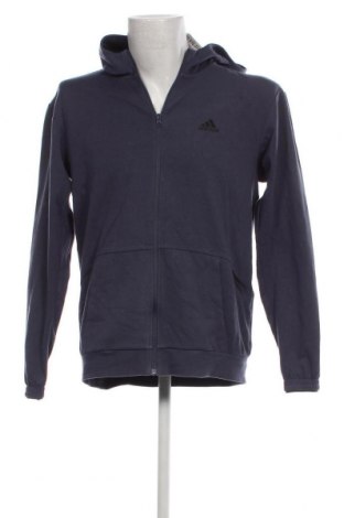 Herren Sweatshirt Adidas, Größe M, Farbe Blau, Preis € 30,62