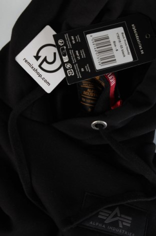 Ανδρικό φούτερ Alpha Industries, Μέγεθος S, Χρώμα Μαύρο, Τιμή 35,16 €