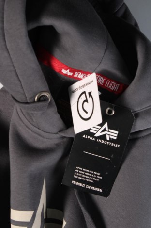 Ανδρικό φούτερ Alpha Industries, Μέγεθος M, Χρώμα Γκρί, Τιμή 63,92 €