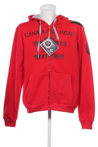 Herren Sweatshirt Canadian Peak, Größe XXL, Farbe Rot, Preis 28,76 €