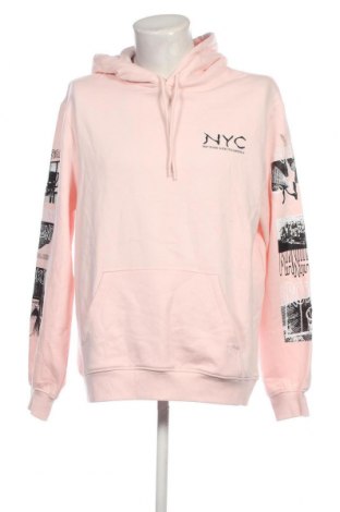 Herren Sweatshirt H&M, Größe L, Farbe Rosa, Preis 15,14 €