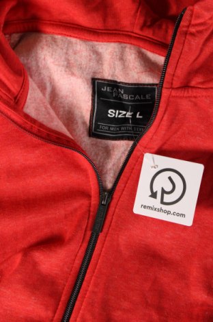 Herren Sweatshirt Jean Pascale, Größe L, Farbe Rot, Preis € 20,18