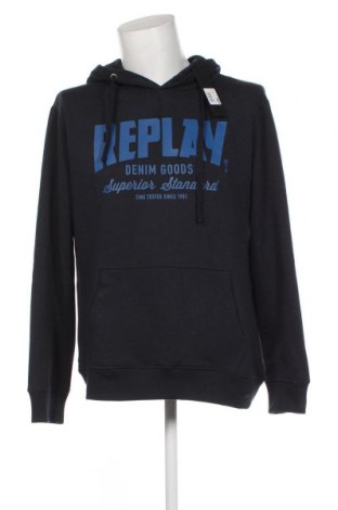 Herren Sweatshirt Replay, Größe XL, Farbe Blau, Preis € 49,79