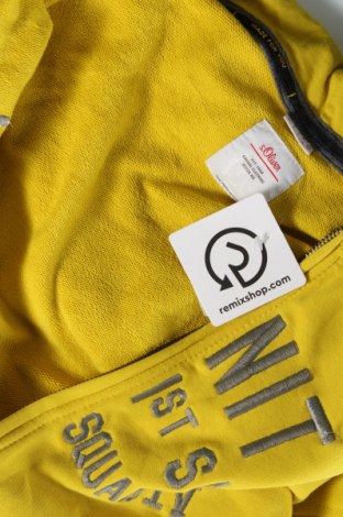 Ανδρικό φούτερ S.Oliver, Μέγεθος M, Χρώμα Κίτρινο, Τιμή 25,36 €