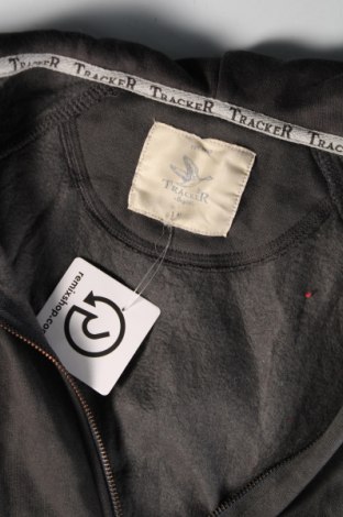 Herren Sweatshirt Tracker, Größe M, Farbe Grau, Preis 8,07 €