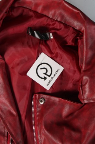 Herren Lederjacke, Größe M, Farbe Rot, Preis 25,58 €