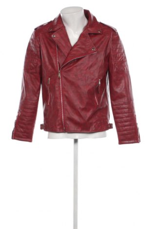 Pánská kožená bunda , Velikost M, Barva Červená, Cena  586,00 Kč