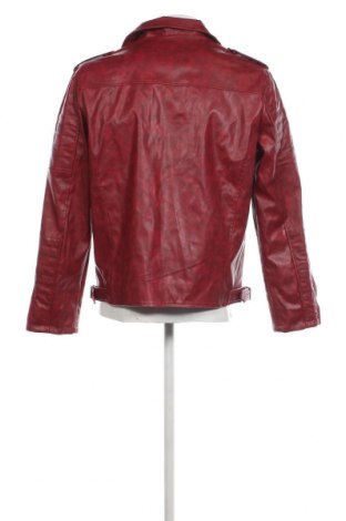 Ανδρικό δερμάτινο μπουφάν, Μέγεθος M, Χρώμα Κόκκινο, Τιμή 25,76 €