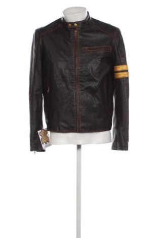 Pánska kožená bunda  Amazon Essentials, Veľkosť M, Farba Čierna, Cena  62,06 €