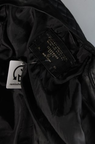 Ανδρικό δερμάτινο μπουφάν CedarWood State, Μέγεθος L, Χρώμα Μαύρο, Τιμή 22,73 €