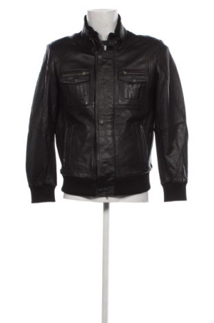 Pánska kožená bunda  Isaco & Kawa, Veľkosť M, Farba Čierna, Cena  109,23 €