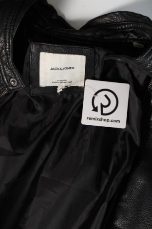 Pánska kožená bunda  Jack & Jones, Veľkosť M, Farba Čierna, Cena  42,24 €