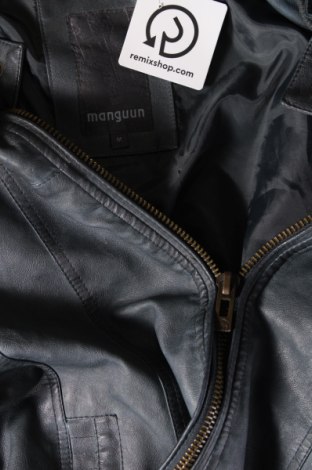 Pánska kožená bunda  Manguun, Veľkosť M, Farba Modrá, Cena  23,61 €