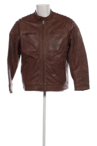 Pánska kožená bunda  Pepe Jeans, Veľkosť XL, Farba Hnedá, Cena  132,99 €