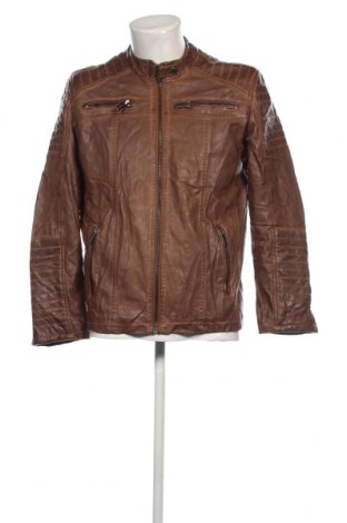 Pánska kožená bunda  RedBridge, Veľkosť M, Farba Hnedá, Cena  20,42 €
