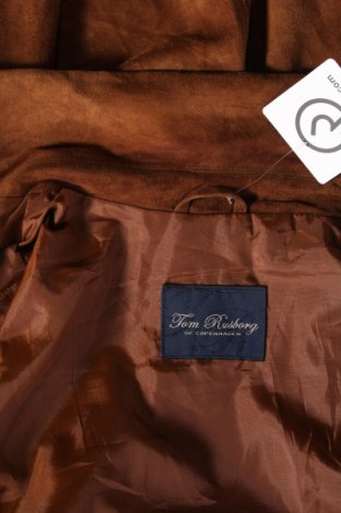 Ανδρικό δερμάτινο μπουφάν Tom Rusborg, Μέγεθος M, Χρώμα Καφέ, Τιμή 102,05 €