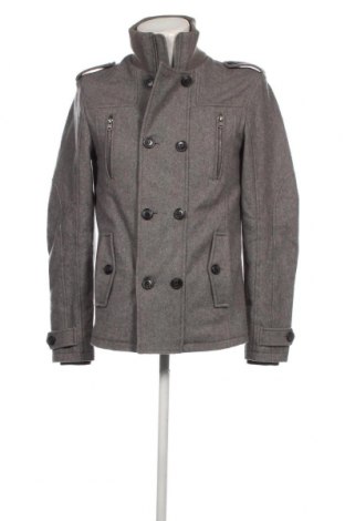 Мъжко палто Angelo Litrico, Размер S, Цвят Сив, Цена 59,92 лв.