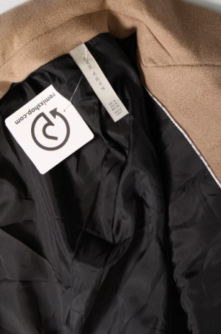 Мъжко палто Zara Man, Размер M, Цвят Бежов, Цена 68,00 лв.
