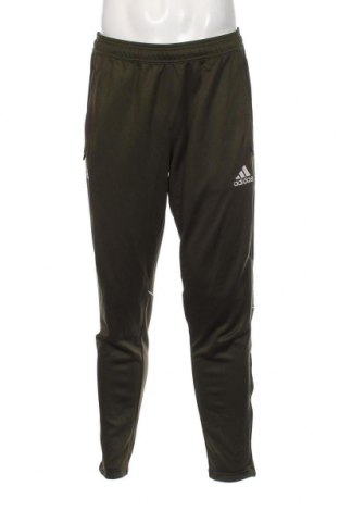 Ανδρικό αθλητικό παντελόνι Adidas, Μέγεθος L, Χρώμα Πράσινο, Τιμή 20,29 €