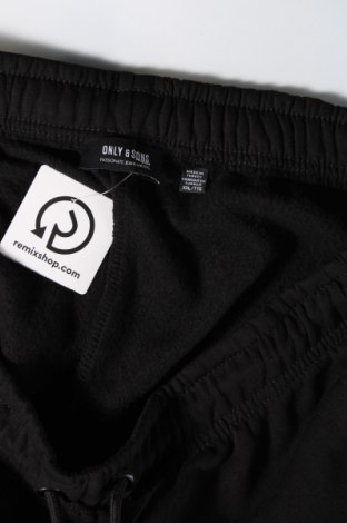 Pantaloni trening de bărbați Only & Sons, Mărime XXL, Culoare Negru, Preț 75,66 Lei