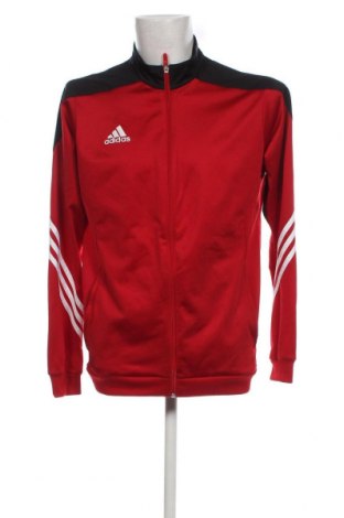 Ανδρική αθλητική ζακέτα Adidas, Μέγεθος L, Χρώμα Κόκκινο, Τιμή 23,75 €
