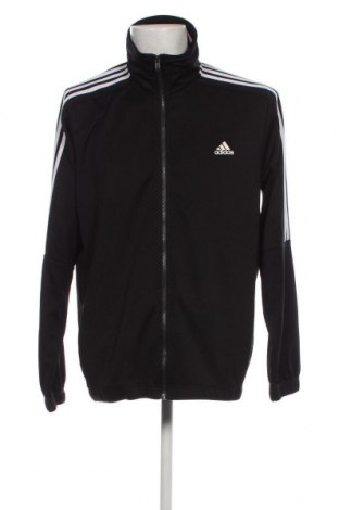 Ανδρική αθλητική ζακέτα Adidas, Μέγεθος XL, Χρώμα Μαύρο, Τιμή 26,72 €