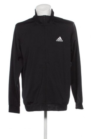 Ανδρική αθλητική ζακέτα Adidas, Μέγεθος XL, Χρώμα Μαύρο, Τιμή 25,24 €