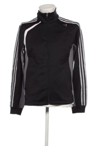 Ανδρική αθλητική ζακέτα Adidas, Μέγεθος M, Χρώμα Μαύρο, Τιμή 23,75 €