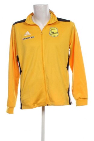 Ανδρική αθλητική ζακέτα Adidas, Μέγεθος L, Χρώμα Κίτρινο, Τιμή 23,75 €