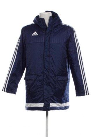 Ανδρικό μπουφάν Adidas, Μέγεθος L, Χρώμα Μπλέ, Τιμή 32,66 €