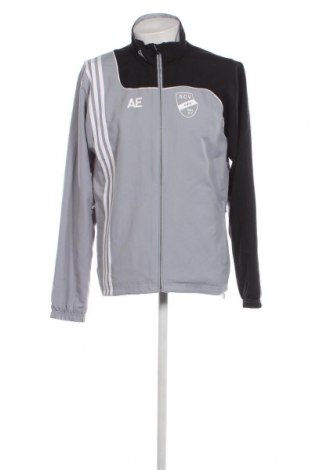 Herrenjacke Adidas, Größe L, Farbe Grau, Preis 15,03 €