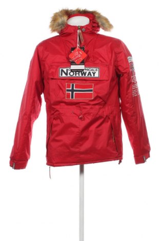 Мъжко яке Geographical Norway, Размер M, Цвят Червен, Цена 171,45 лв.