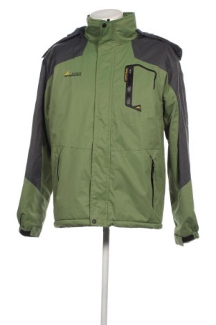 Ανδρικό μπουφάν Outdoor, Μέγεθος L, Χρώμα Πράσινο, Τιμή 63,93 €