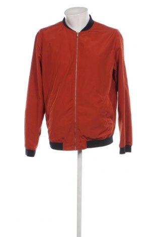 Ανδρικό μπουφάν Pull&Bear, Μέγεθος XL, Χρώμα Πορτοκαλί, Τιμή 16,69 €