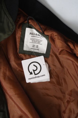 Pánska bunda  Pull&Bear, Veľkosť XS, Farba Zelená, Cena  5,44 €