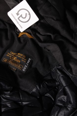 Ανδρικό μπουφάν S.Oliver, Μέγεθος L, Χρώμα Μαύρο, Τιμή 28,03 €