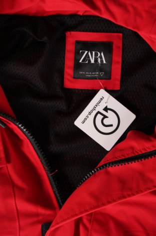 Мъжко яке Zara, Размер S, Цвят Червен, Цена 41,00 лв.