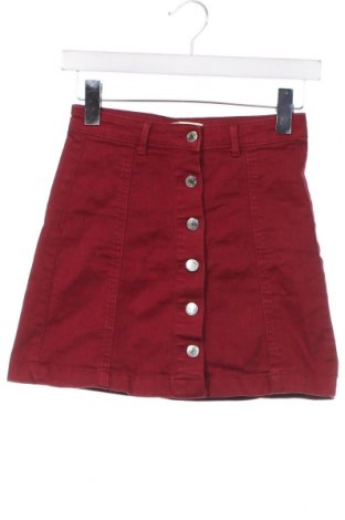 Fustă Perfect Jeans By Gina Tricot, Mărime XS, Culoare Roșu, Preț 56,48 Lei