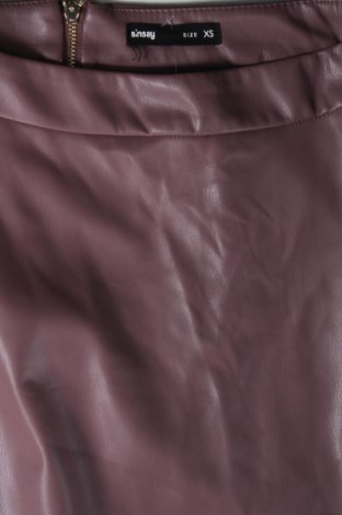 Φούστα Sinsay, Μέγεθος XS, Χρώμα Βιολετί, Τιμή 4,52 €