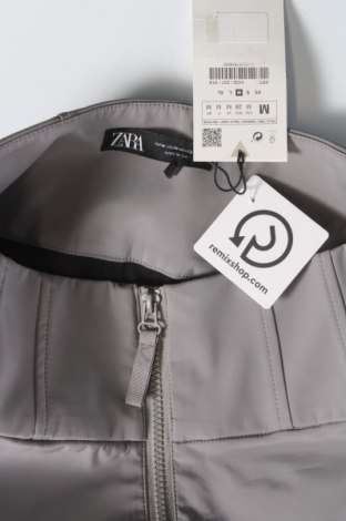 Fustă Zara, Mărime M, Culoare Gri, Preț 40,86 Lei