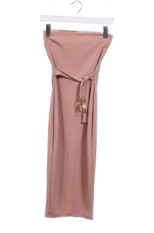Kleid Boohoo, Größe XXS, Farbe Beige, Preis 33,60 €