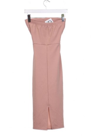 Kleid Boohoo, Größe XXS, Farbe Beige, Preis € 16,99