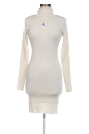 Kleid Calvin Klein Jeans, Größe M, Farbe Weiß, Preis 39,90 €