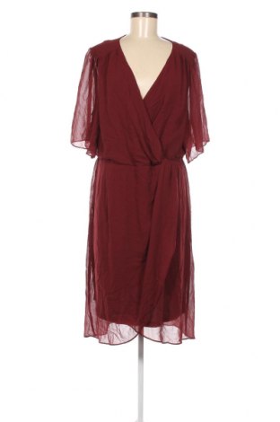 Kleid City Chic, Größe 3XL, Farbe Rot, Preis € 16,14