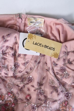 Рокля Lace & Beads, Размер XXL, Цвят Розов, Цена 91,00 лв.
