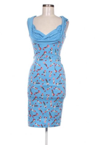 Šaty  Lindy Bop, Velikost S, Barva Modrá, Cena  385,00 Kč